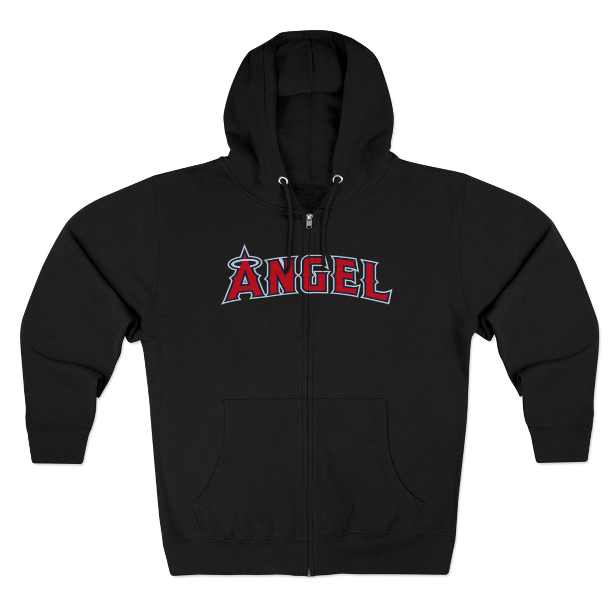 Los Angeles Angel Zip Up Hoodie