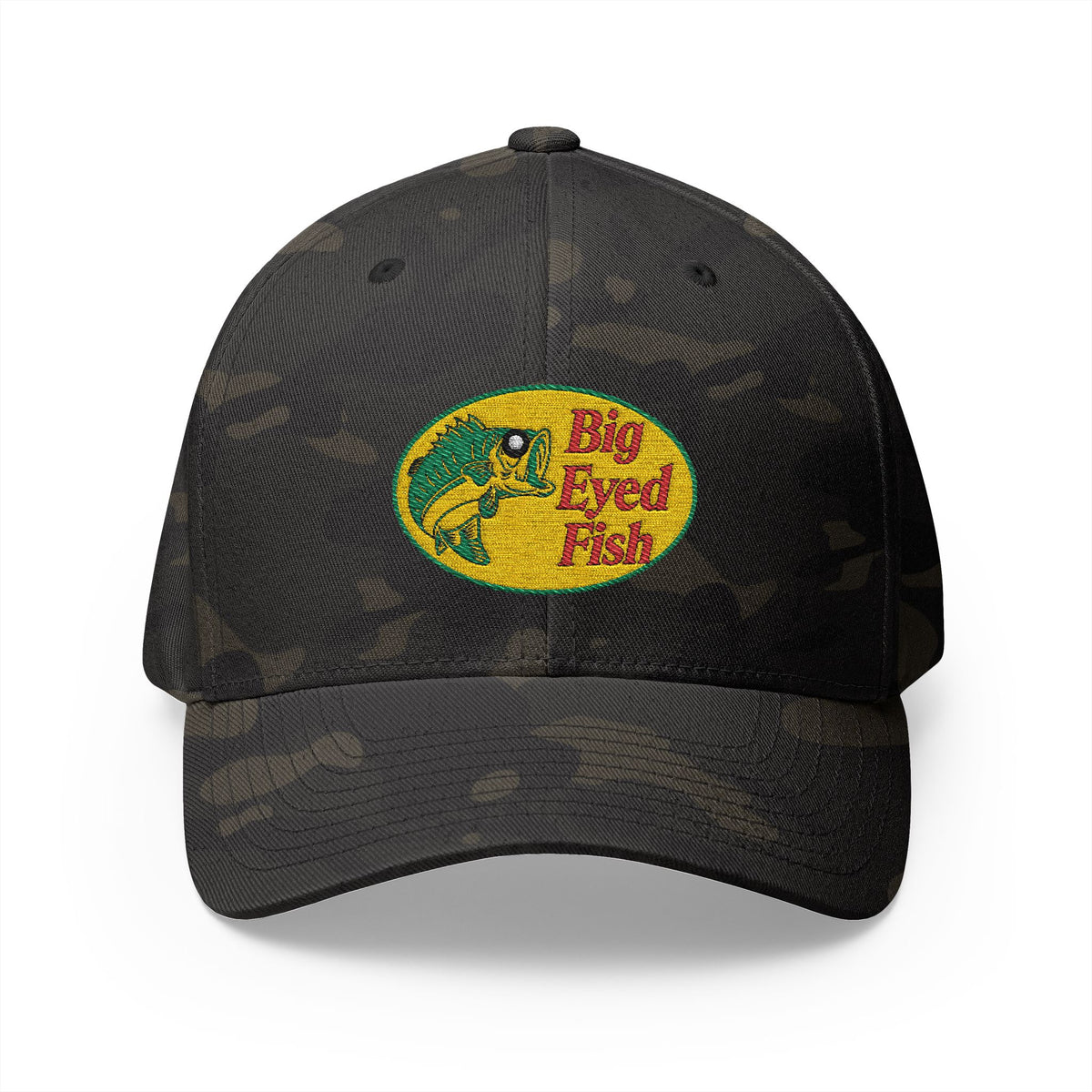 Big Bass Fish Flex Fit Cap