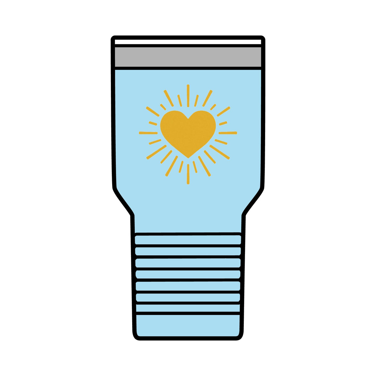 Let Your Love Shine 30oz Polar Camel Insulated Tumbler