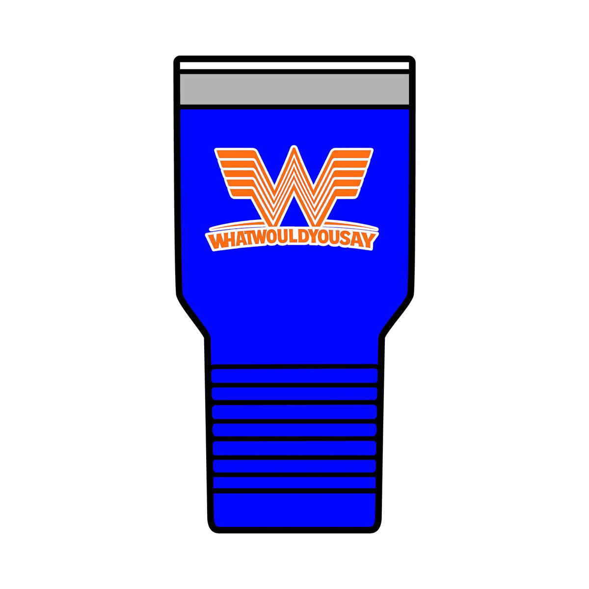 What Would You Say A Burger Polar Camel 30oz Insulated Coffee Tumbler