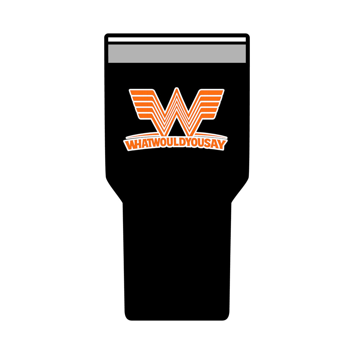 What Would You Say A Burger Polar Camel 30oz Insulated Coffee Tumbler