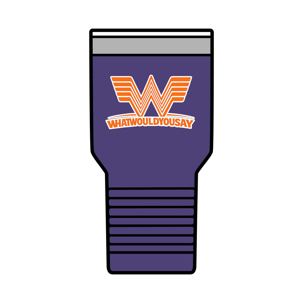 What Would You Say A Burger Polar Camel 30oz Insulated Coffee Tumbler