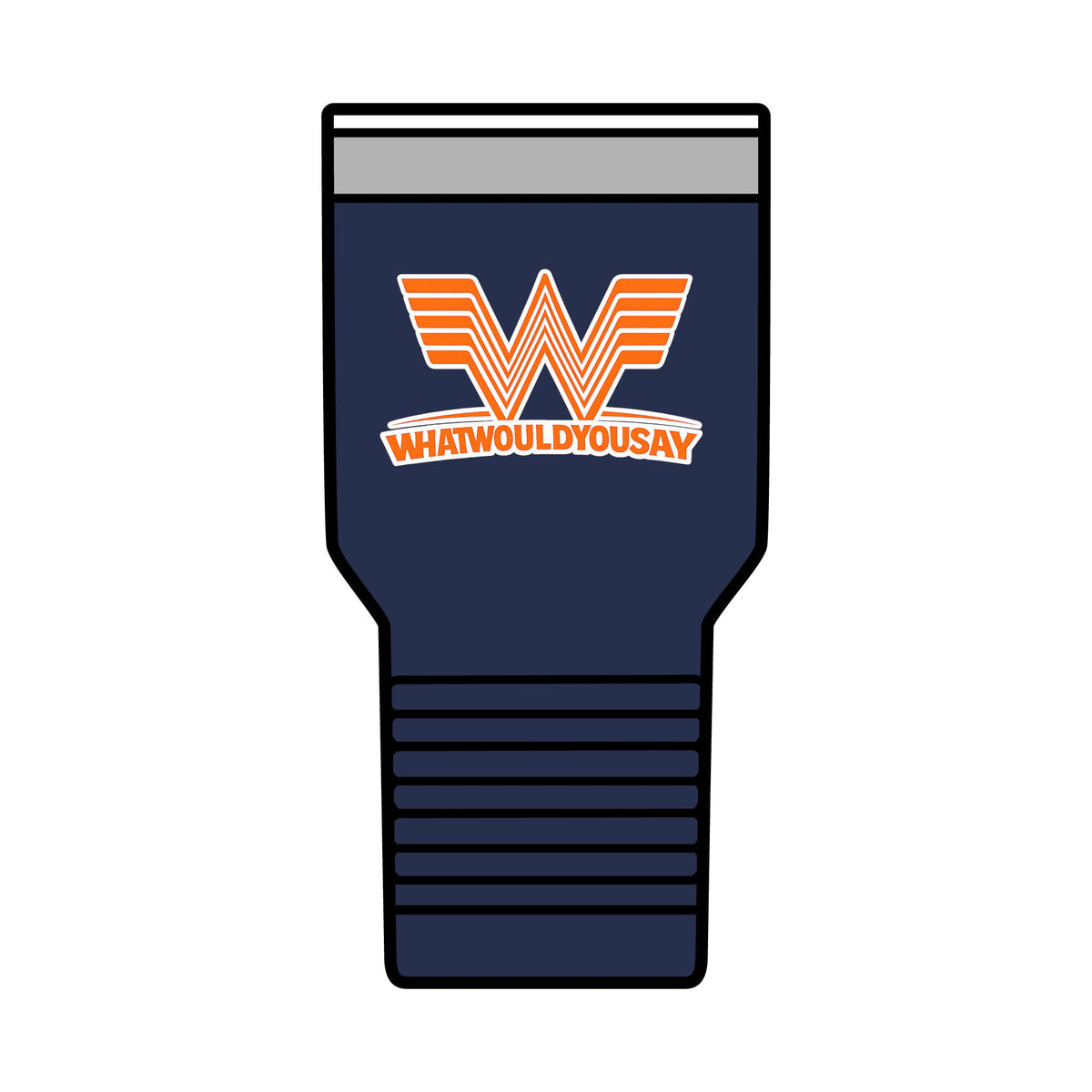 What Would You Say A Burger Polar Camel 30oz Insulated Coffee Tumbler