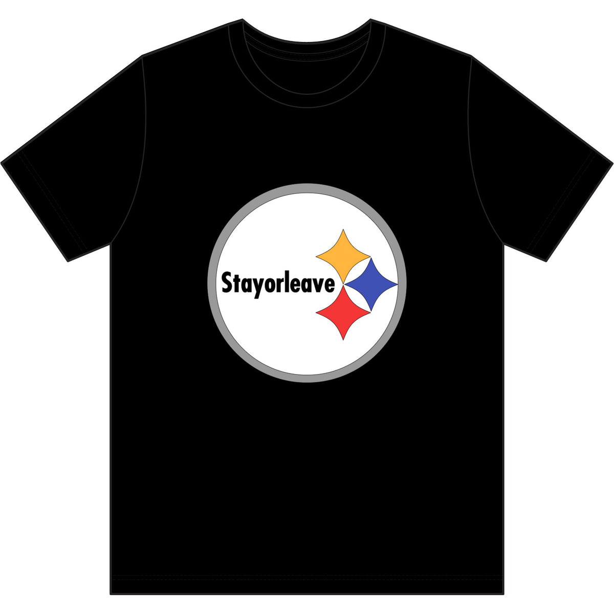 Pittsburgh Stayorleave Dri Wick T Shirt