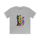 The Black Cat Changing Colors Kids T Shirt