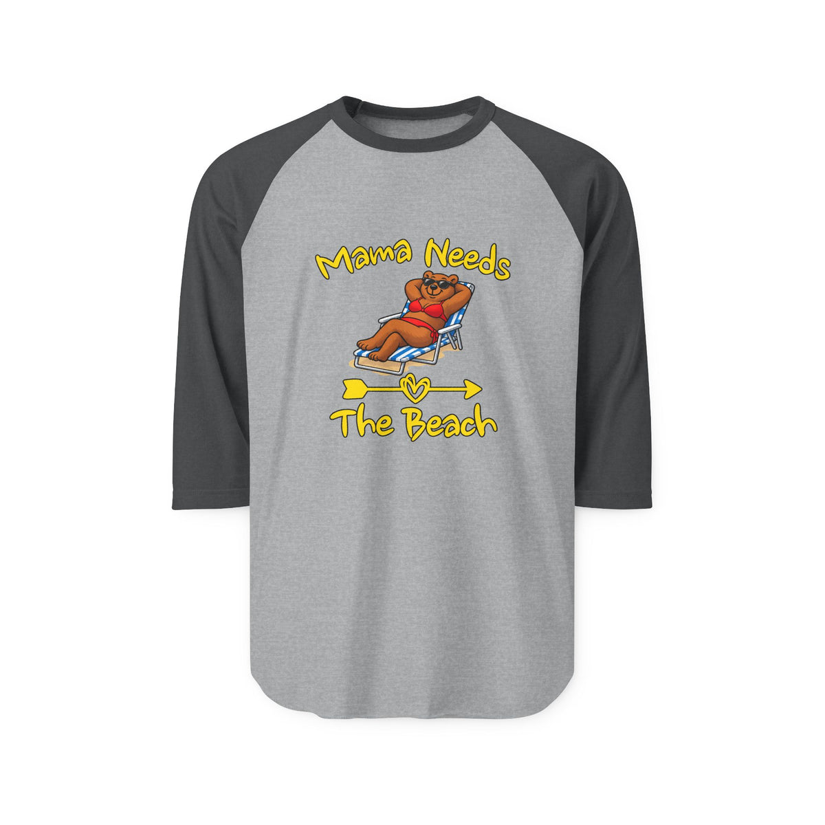 Mama Needs The Beach 3/4 Sleeve Jersey