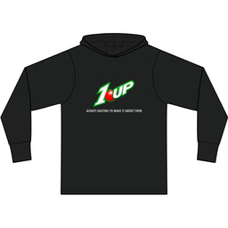 1 Upped Long Sleeve Hooded T-Shirt