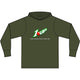 1 Upped Long Sleeve Hooded T-Shirt