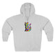 The Black Cat Changing Colors Zip Up Hoodie