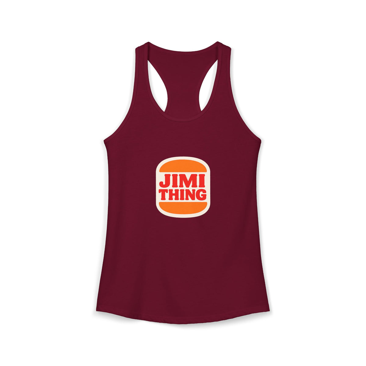 Burger Thing Women's Racerback Tank