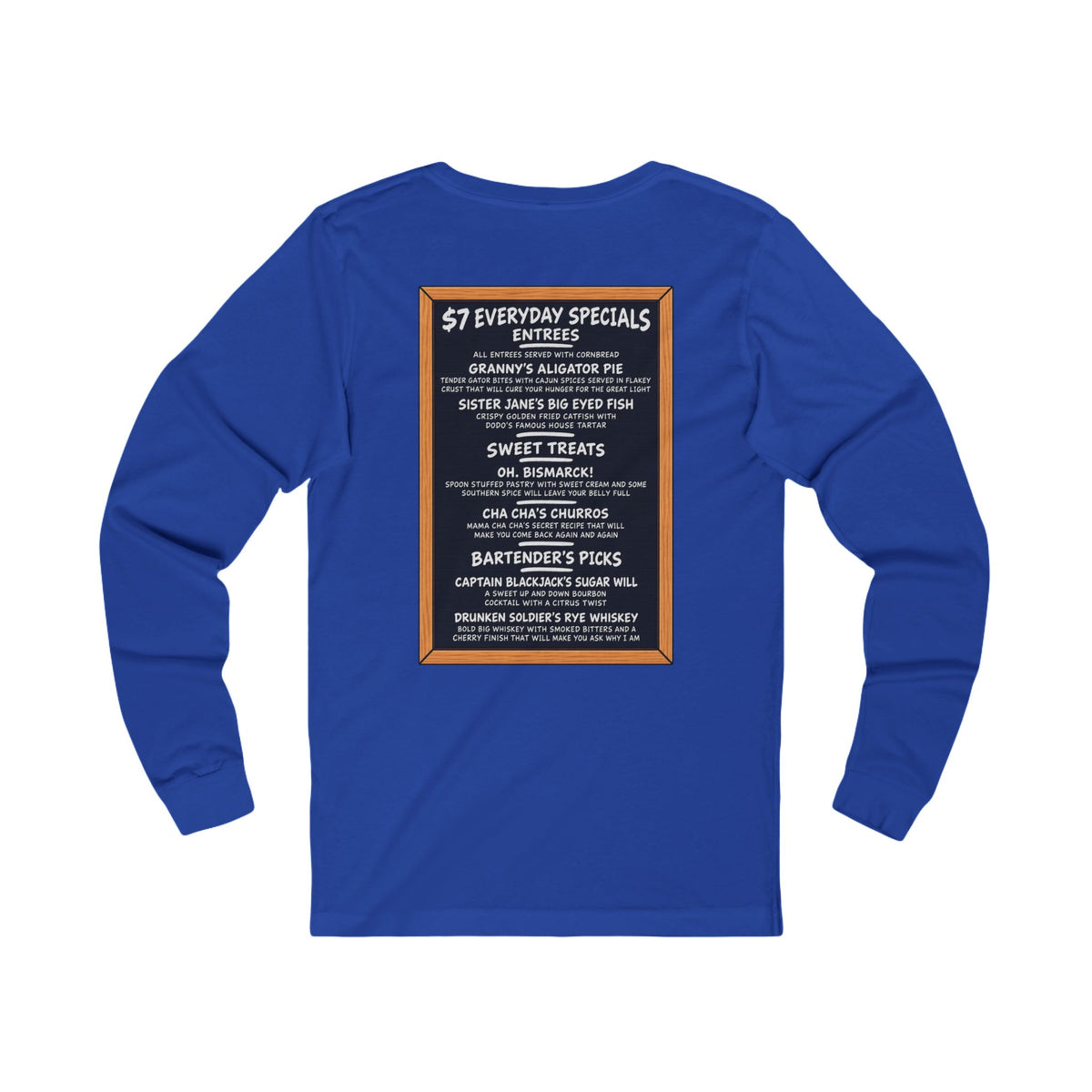 Jane's Louisiana Bayou Grille Long Sleeve T Shirt