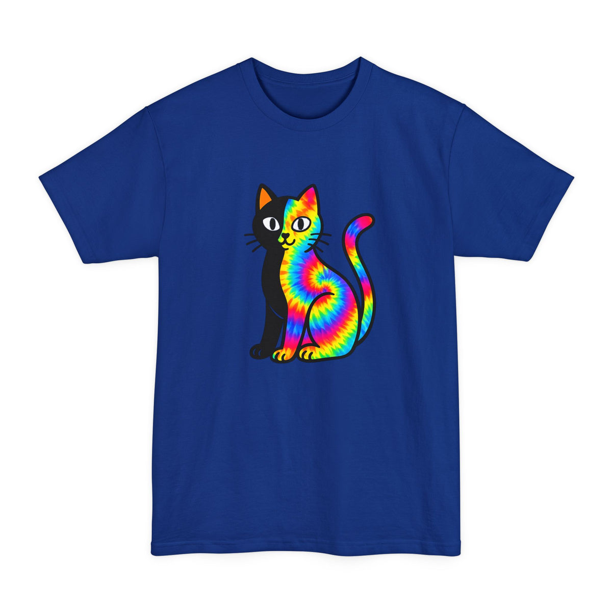 The Black Cat Changing Colors Tall T Shirt