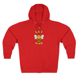 Bee Kind Unisex Zip Hoodie