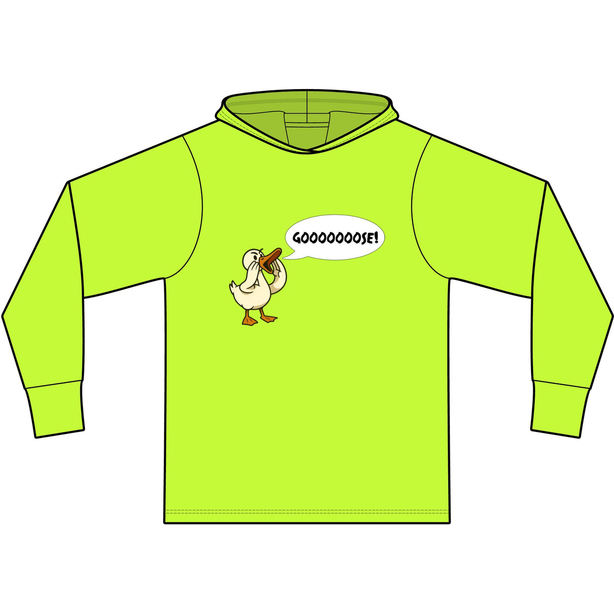Gooooose! Long Sleeve Hooded T-Shirt