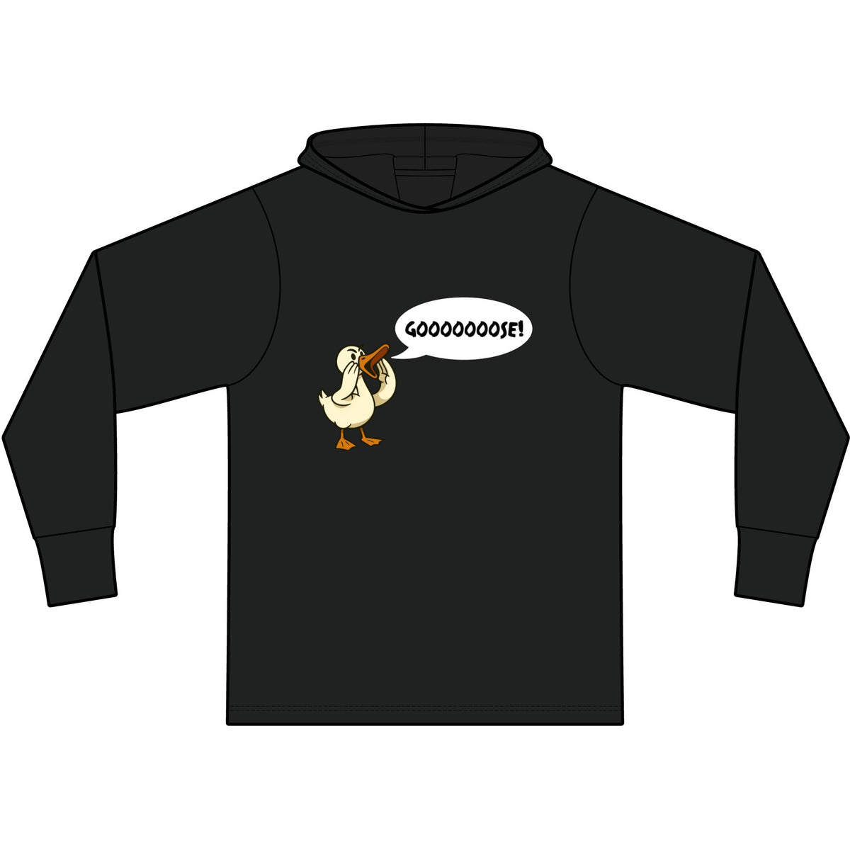 Gooooose! Long Sleeve Hooded T-Shirt