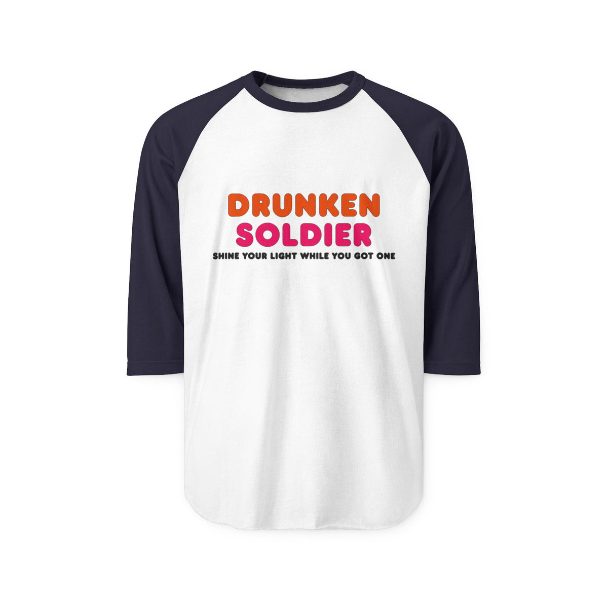 Drunken Soldier 3/4 Sleeve Raglan T Shirt