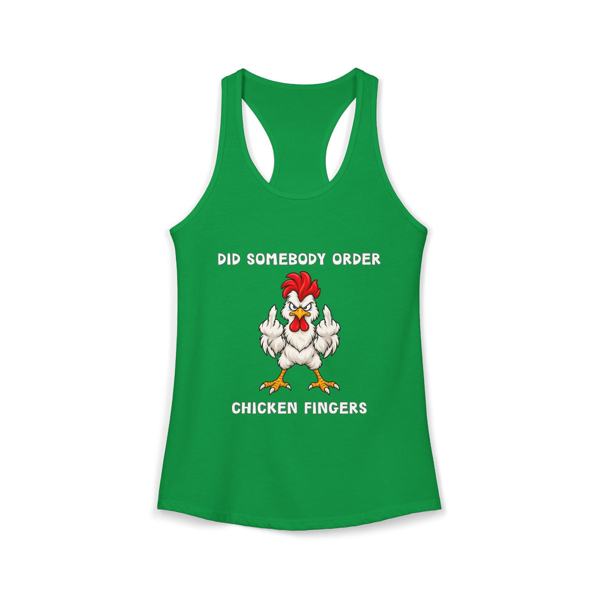 Chicken Fingers Women's Racerback Tank