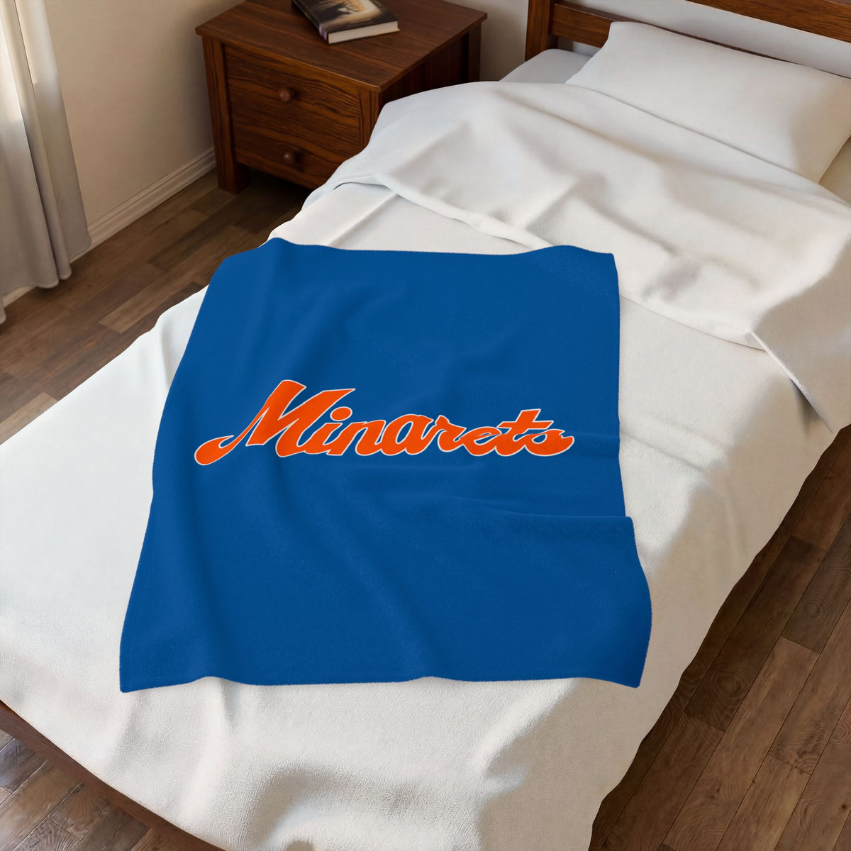 New York Minarets Velveteen Plush Blanket