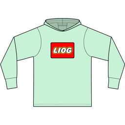 LIOG-O Long Sleeve Hooded T-Shirt