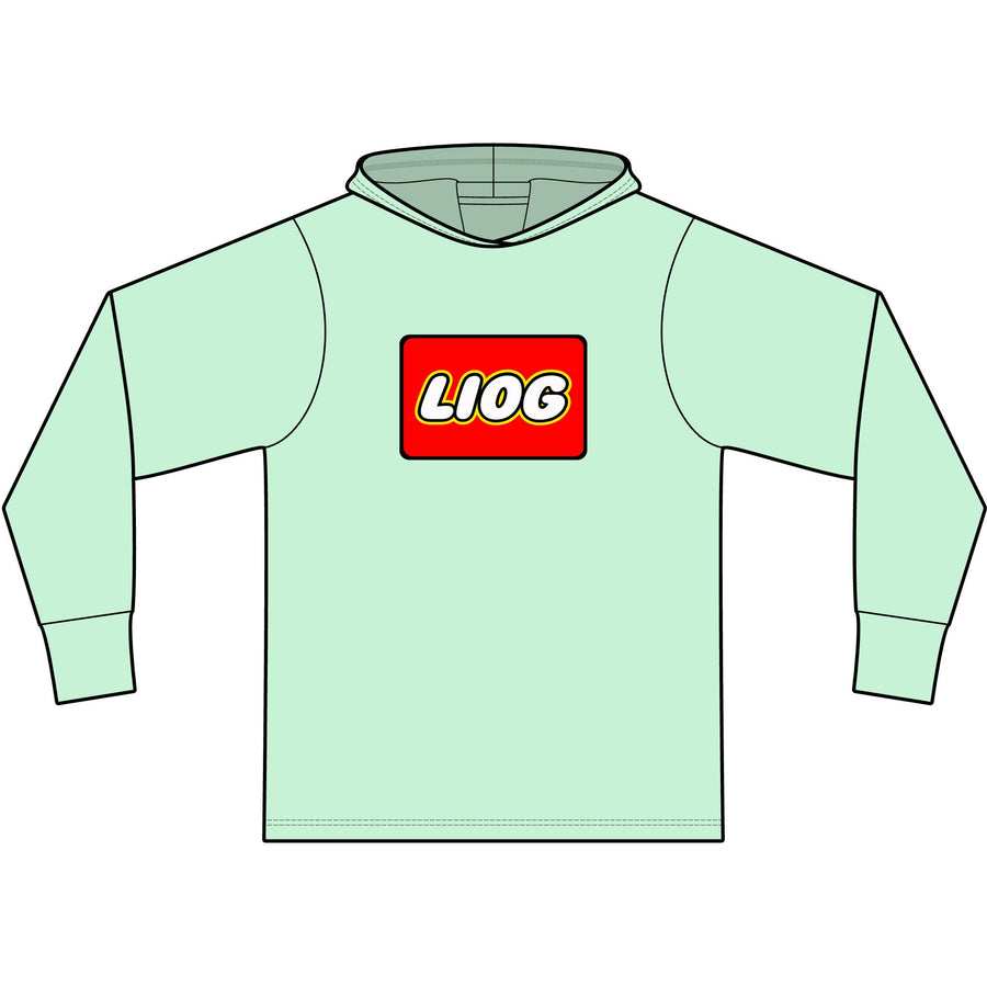 LIOG-O Long Sleeve Hooded T-Shirt