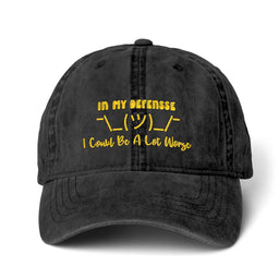 In My Defense...Mom Hat