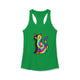 The Black Cat Changing Colors Women's Racerback Tank
