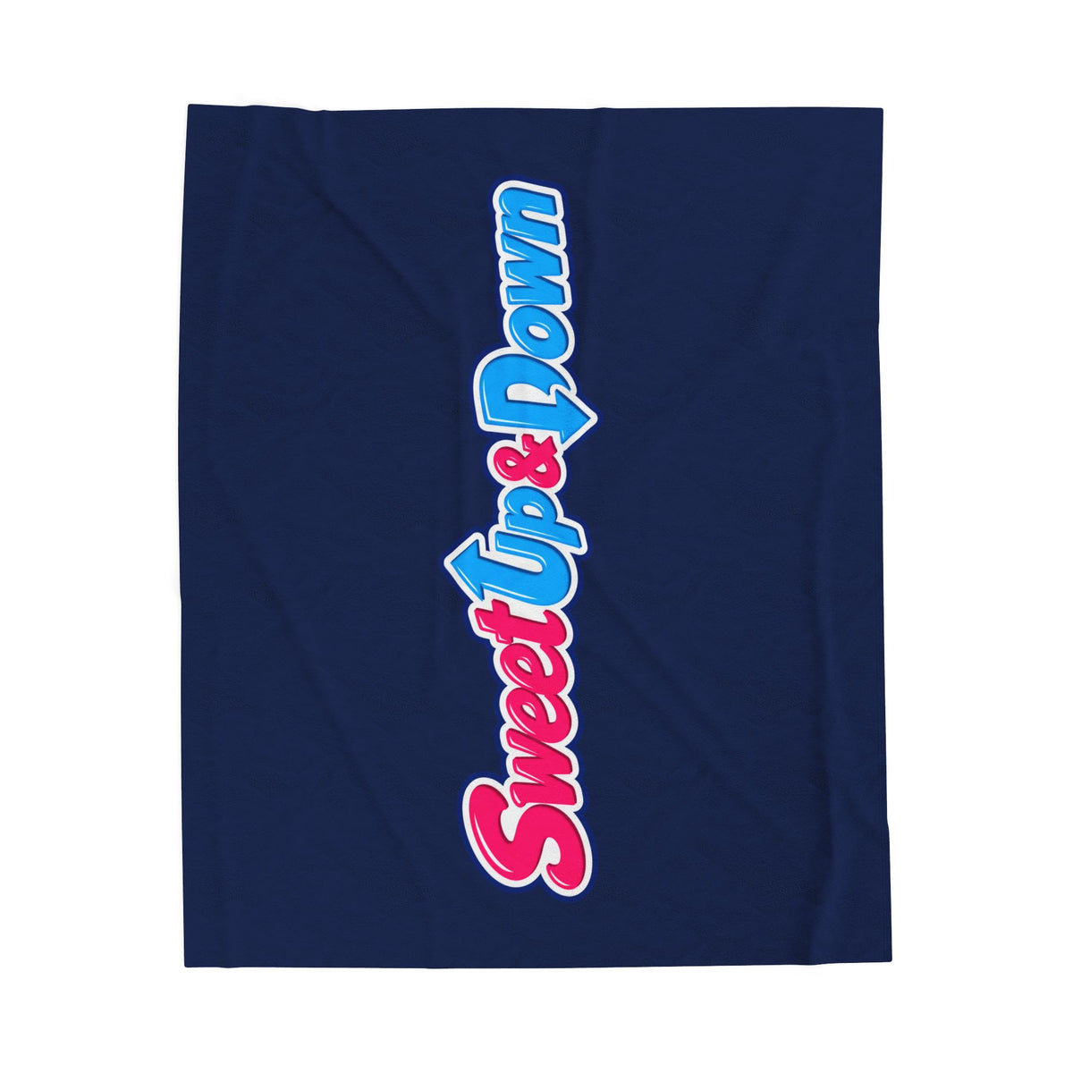 Sweet Up & Down Velveteen Plush Blanket