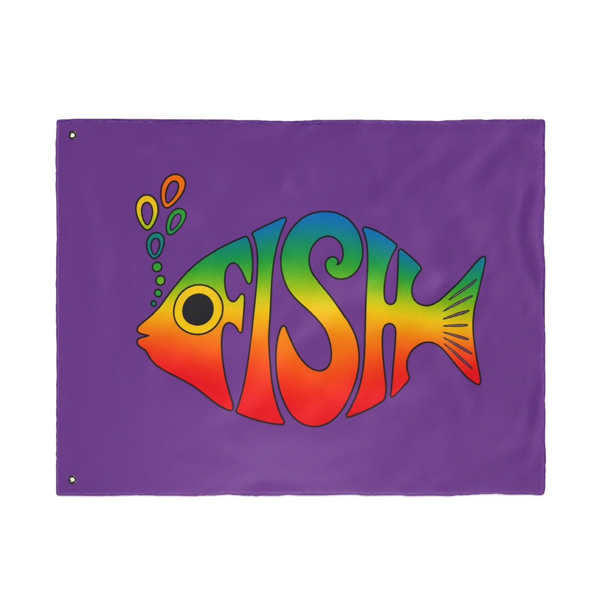 Big Eyed Phish Double Sided 36 x 60" Flag