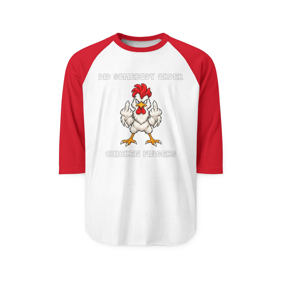 Chicken Fingers 3/4 Sleeve Jersey