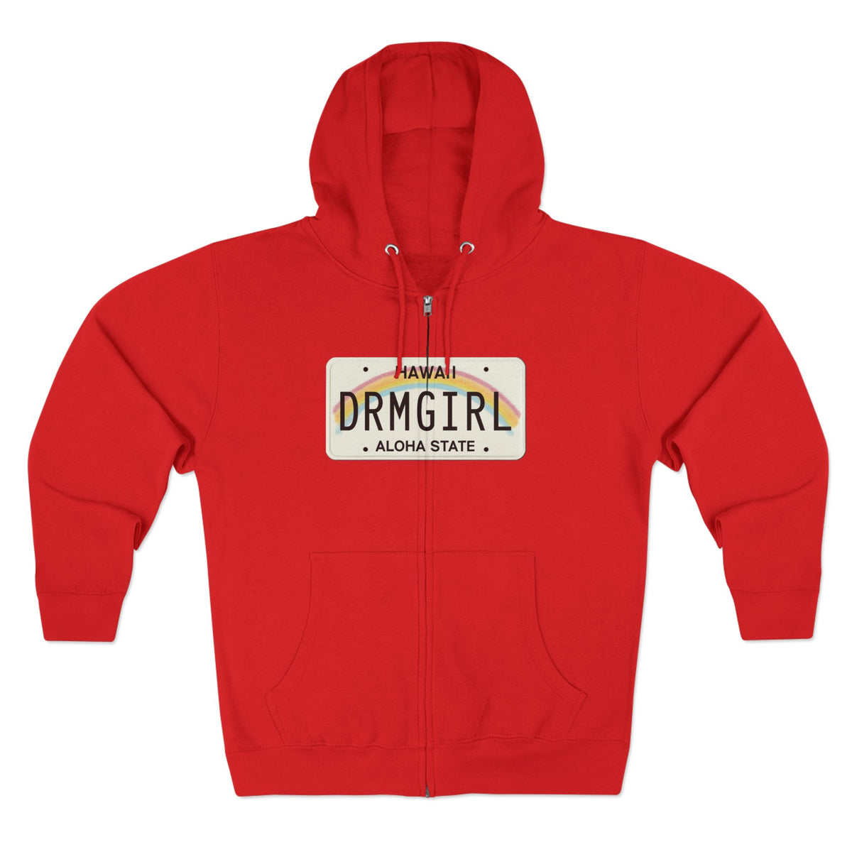 Hawaiian Dreamgirl Unisex Zip Hoodie