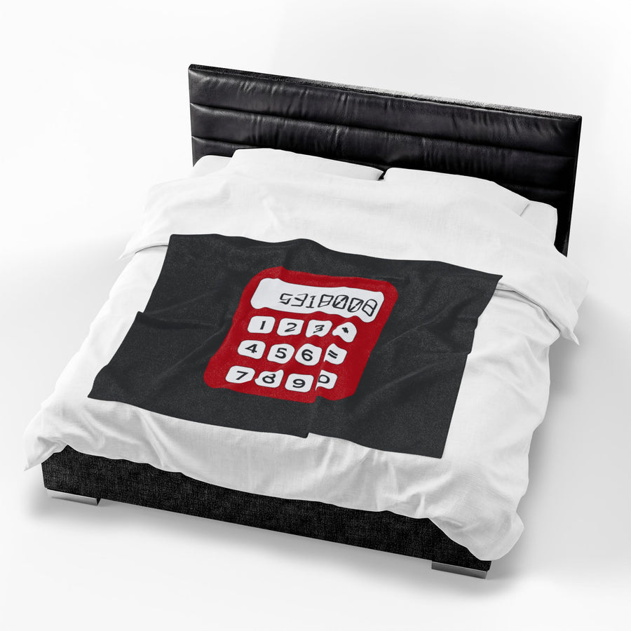 8th Grade Math Velveteen Plush Blanket