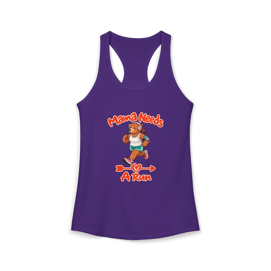 Mama Needs A Run Women's Racerback Tank