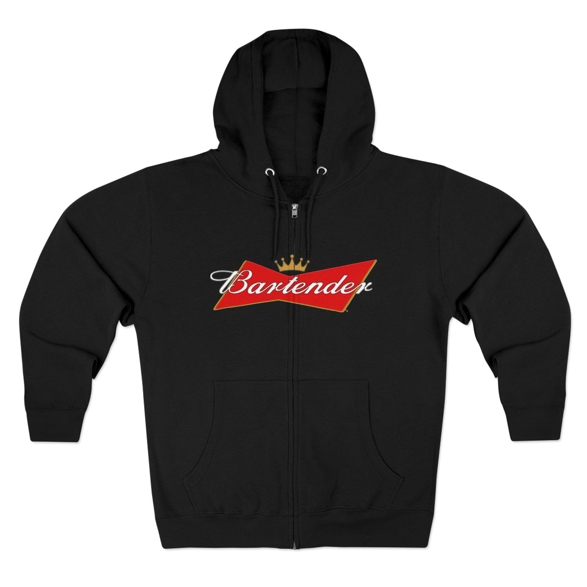 Bartender Please Zip Up Hoodie