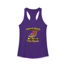 Mama Needs The Beach Women's Racerback Tank