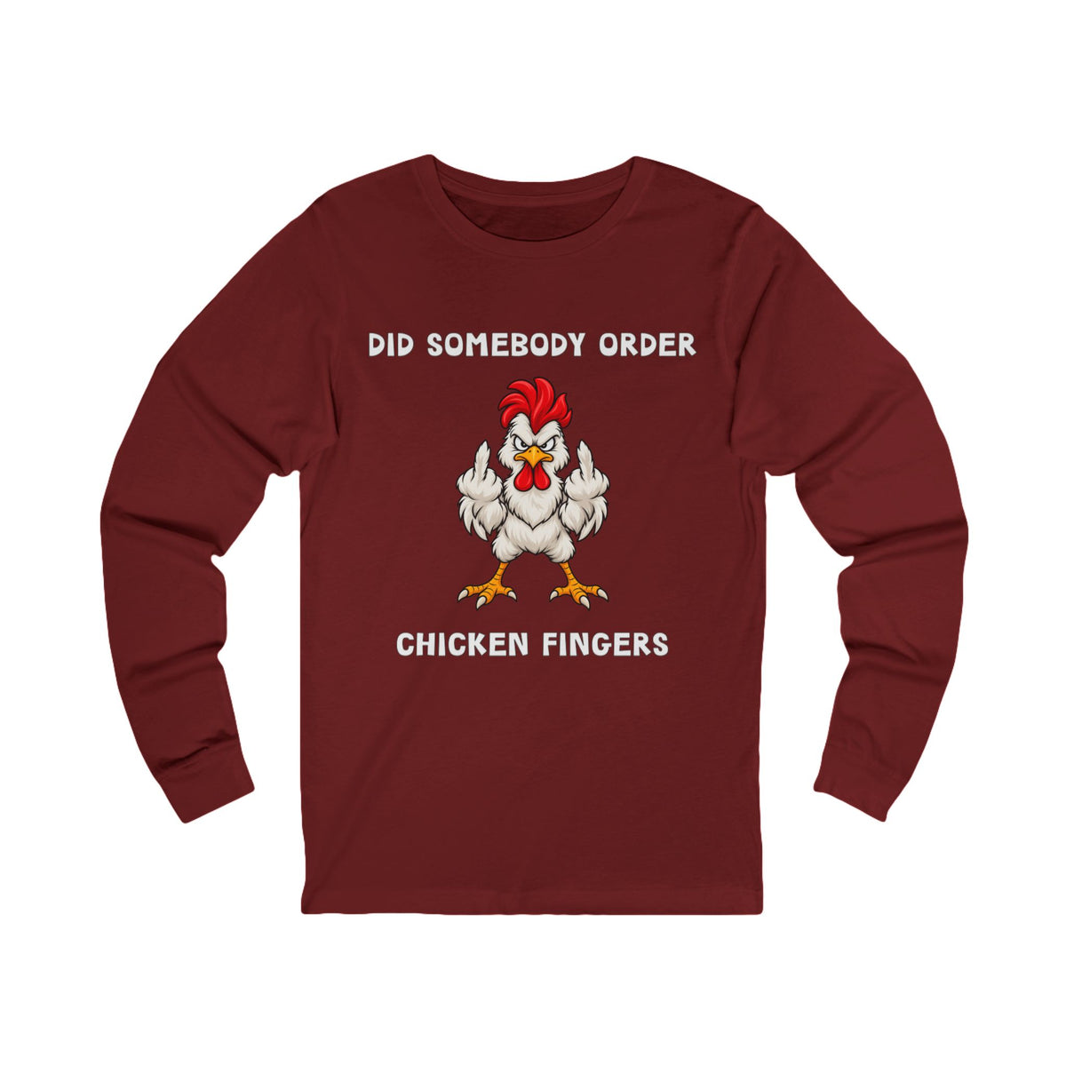Chicken Fingers Long Sleeve T Shirt