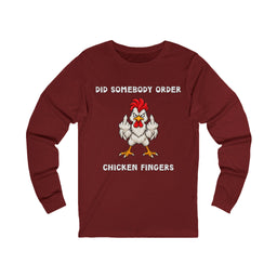 Chicken Fingers Long Sleeve T Shirt