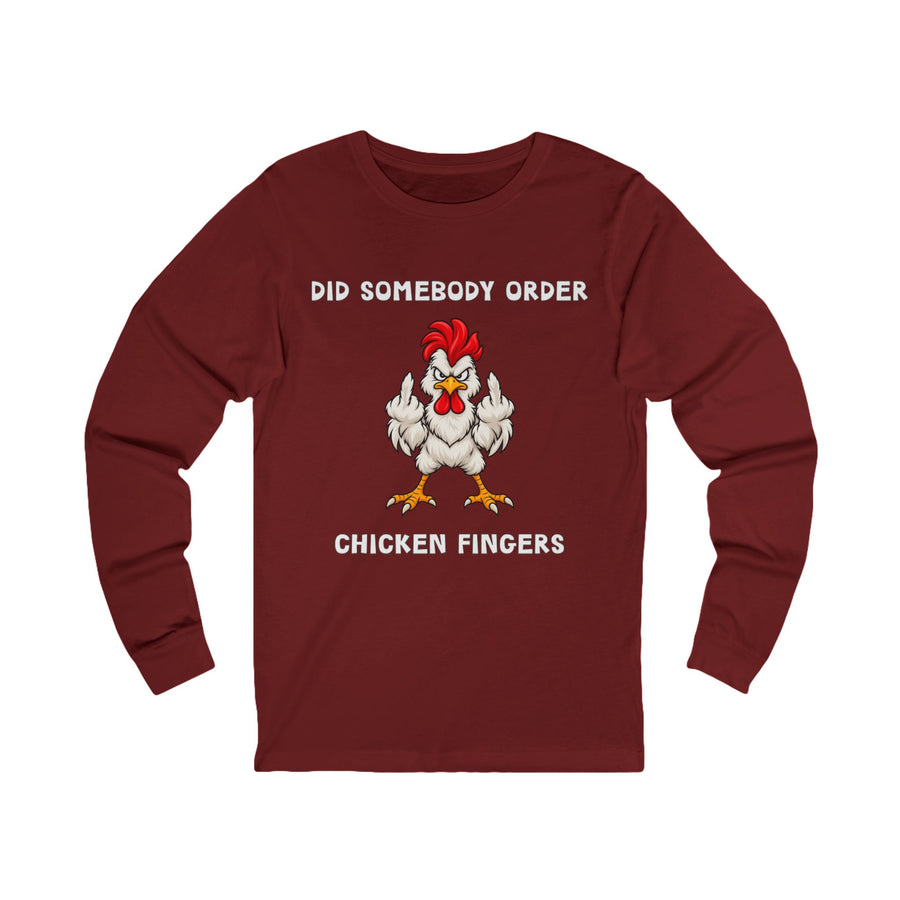 Chicken Fingers Long Sleeve T Shirt