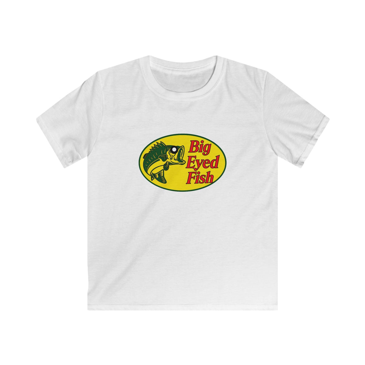 Big Bass Fish Kids T Shirt