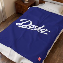 Los Angeles Dodo Velveteen Plush Blanket