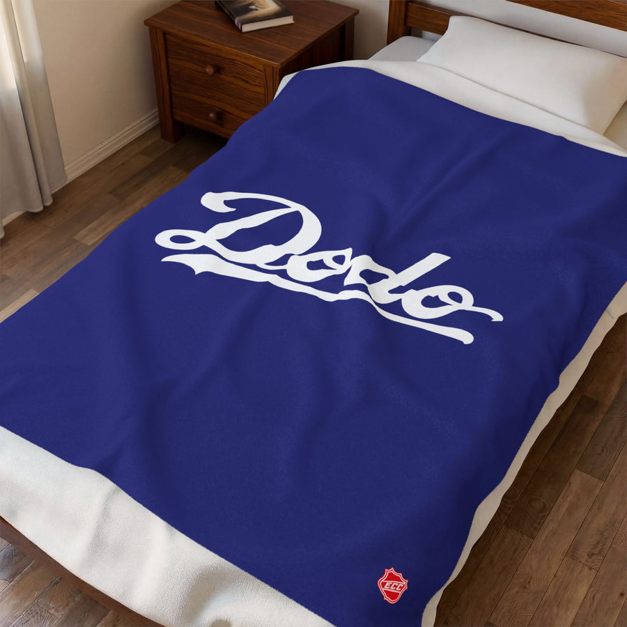 Los Angeles Dodo Velveteen Plush Blanket