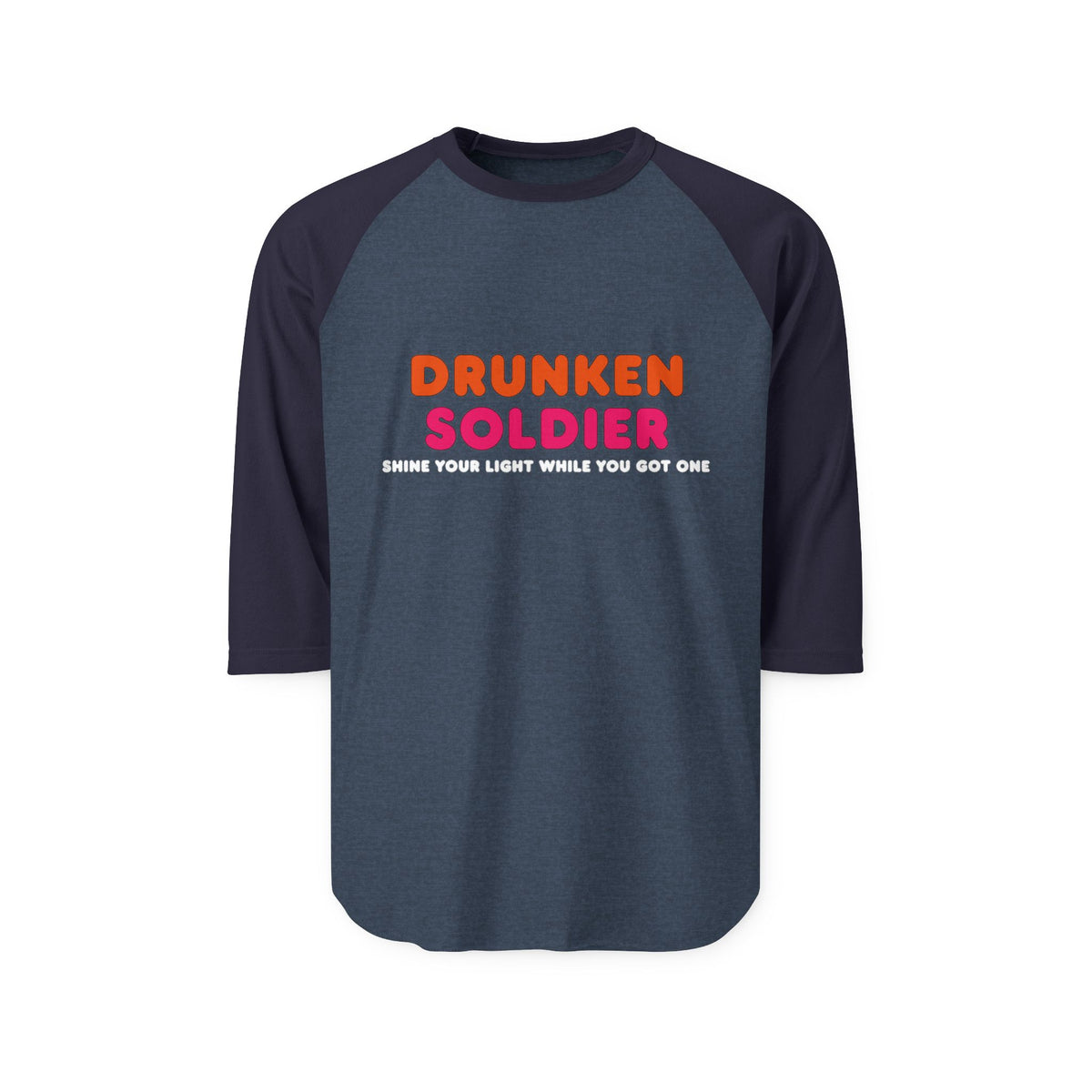 Drunken Soldier 3/4 Sleeve Raglan T Shirt
