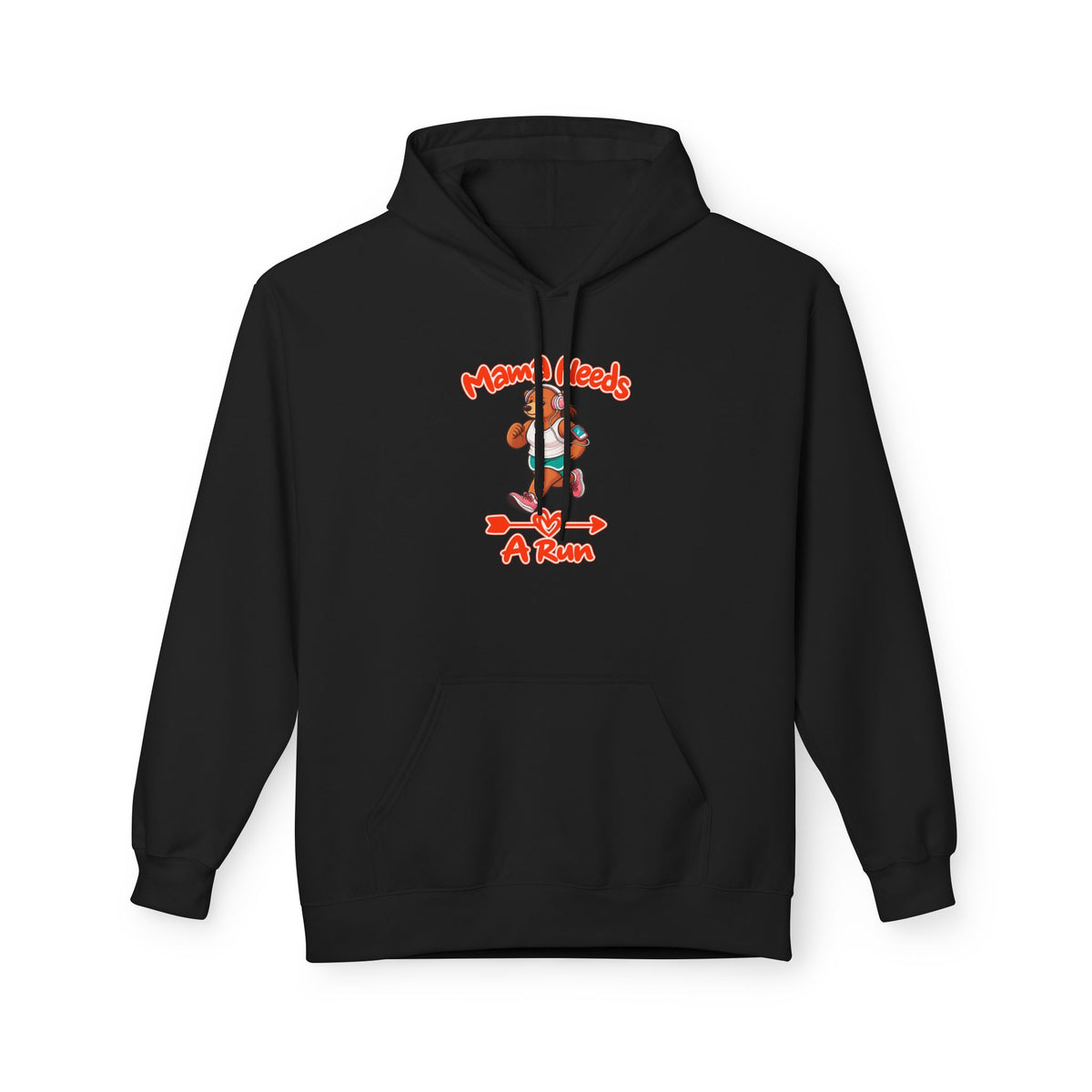 Mama Needs A Run Pullover Hoodie