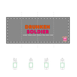 Drunken Soldier Camelbak Flip Straw 25oz Bottle