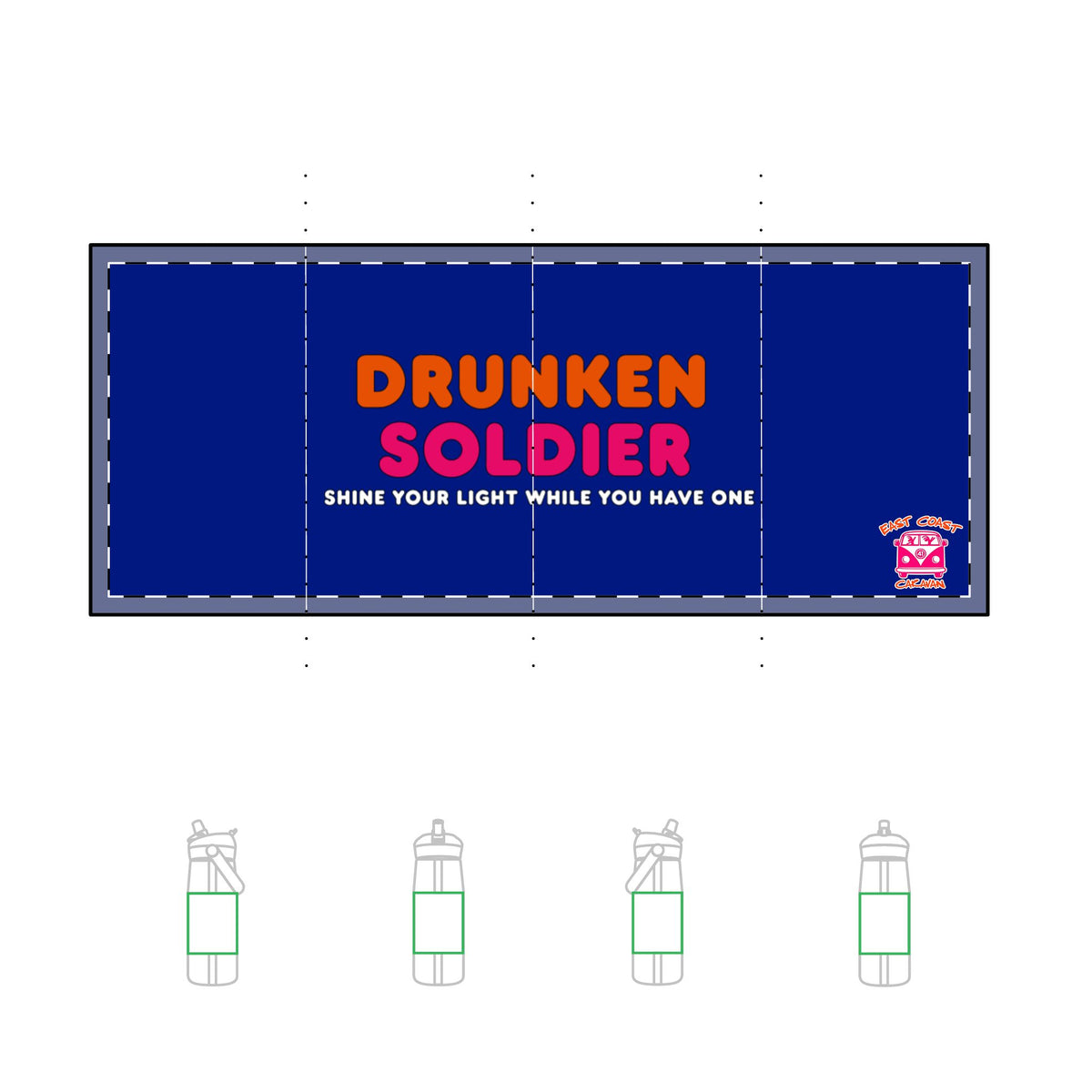 Drunken Soldier Camelbak Flip Straw 25oz Bottle