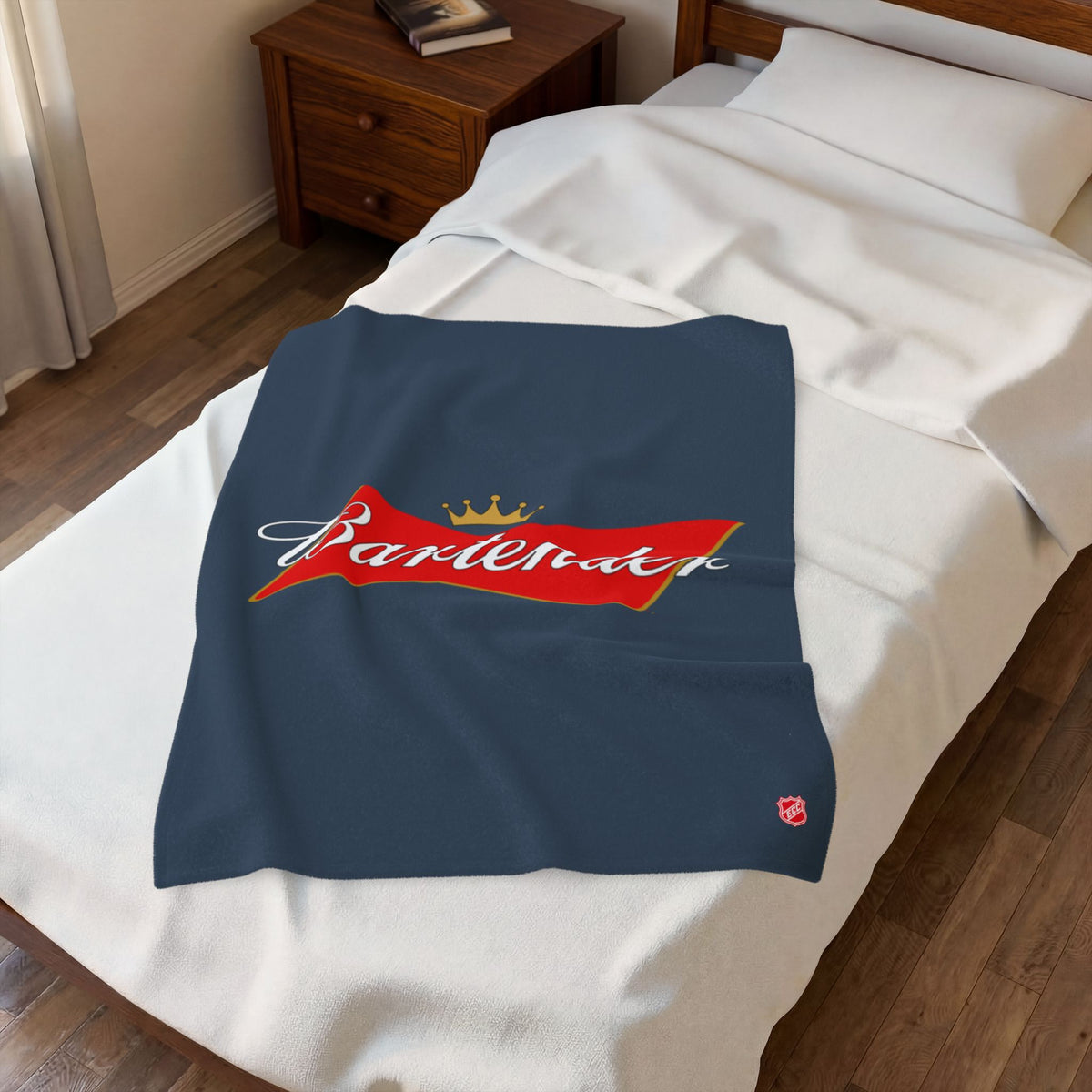 Bartender Please Velveteen Plush Blanket