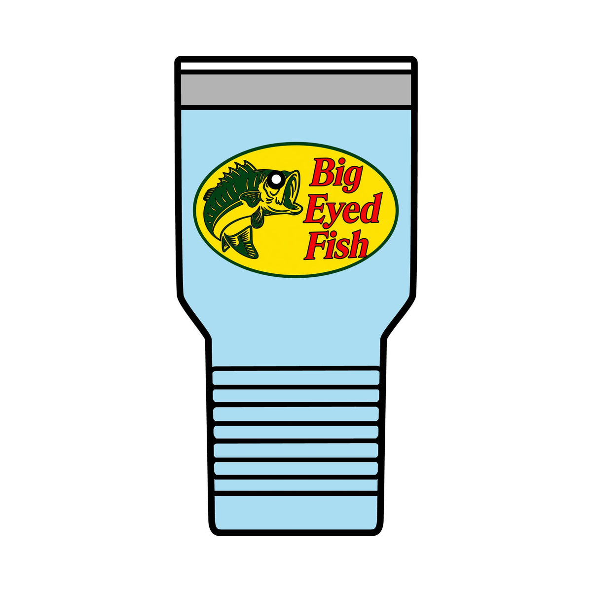 Big Bass Fish 30oz Polar Camel Insulated Tumbler