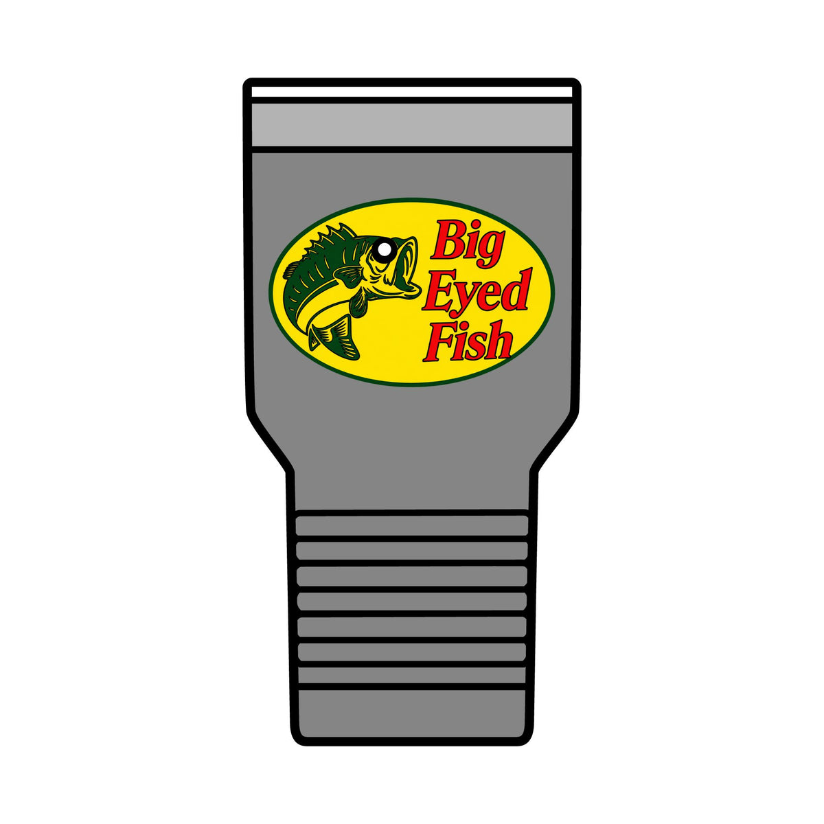 Big Bass Fish 30oz Polar Camel Insulated Tumbler