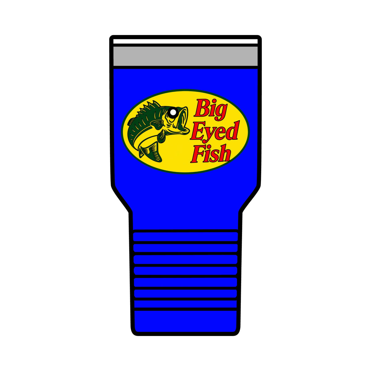 Big Bass Fish 30oz Polar Camel Insulated Tumbler