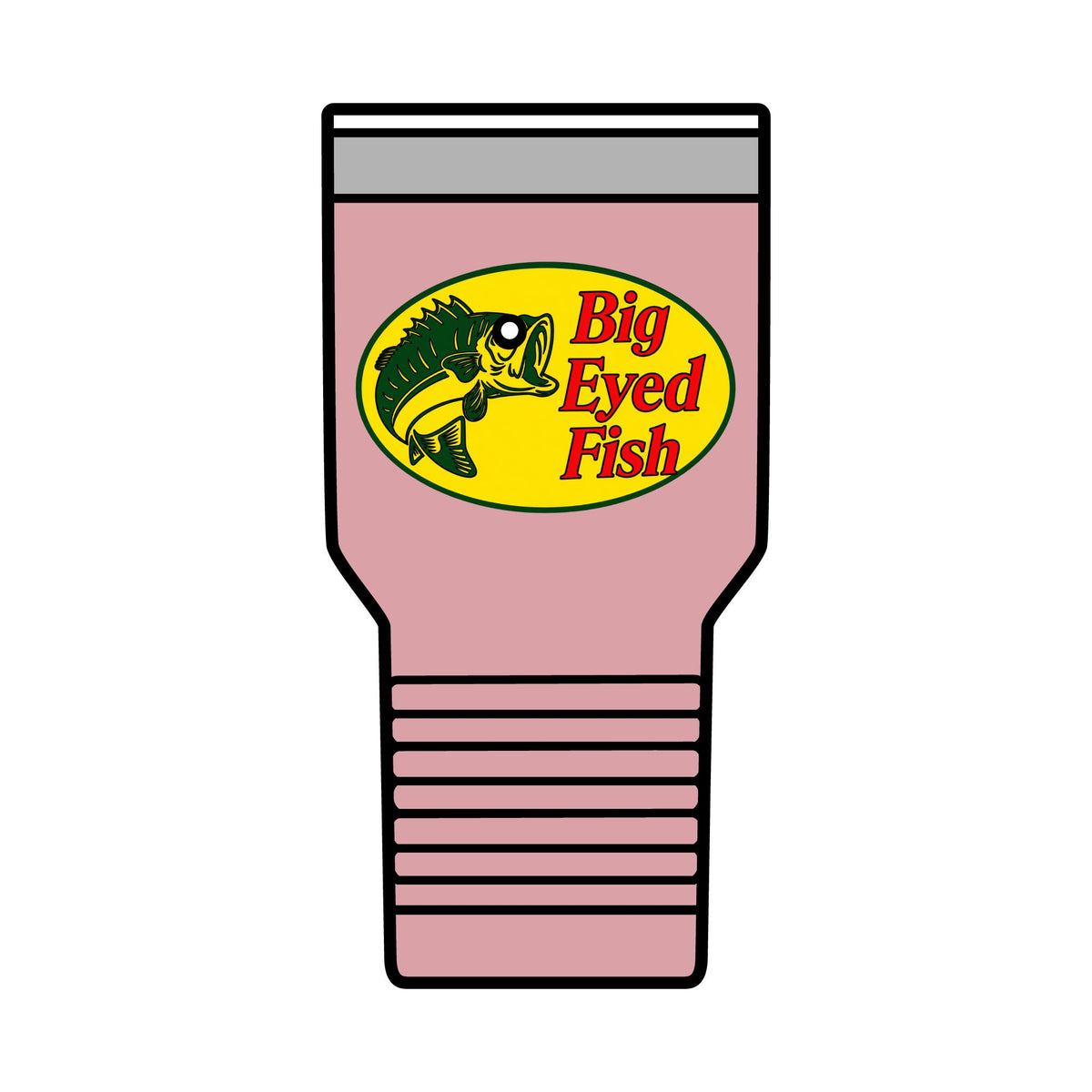 Big Bass Fish 30oz Polar Camel Insulated Tumbler