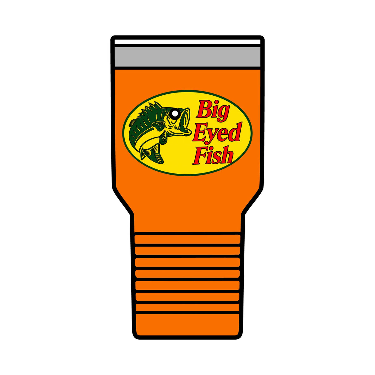 Big Bass Fish 30oz Polar Camel Insulated Tumbler
